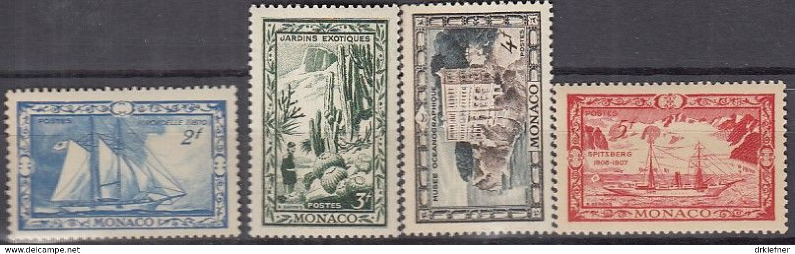 MONACO  357-360, Postfrisch **/*, 100. Geburtstag Albert I., 1949 - Unused Stamps