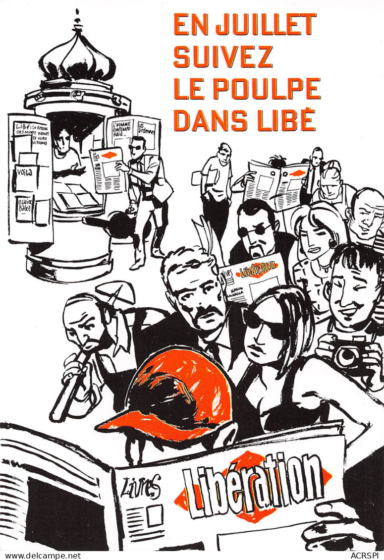 75 Paris  LE POULPE Dans Libération  PUB Publicité  57 (scan Recto Verso)MH2993 - District 03