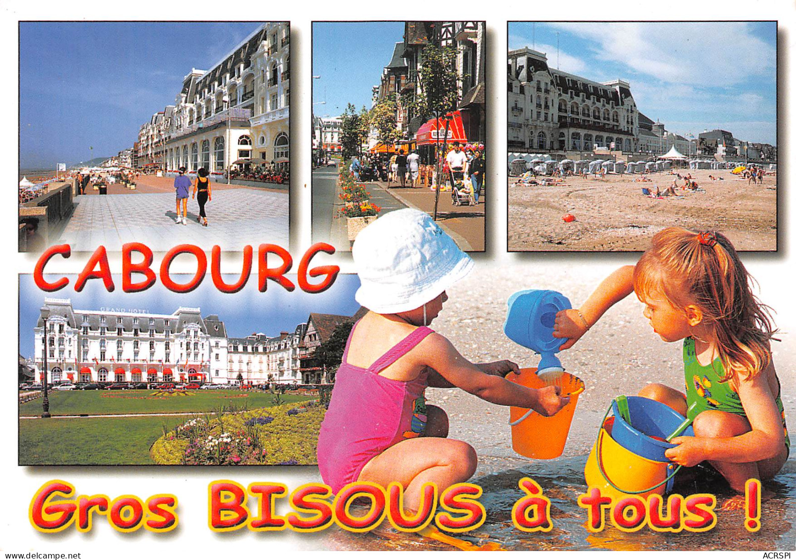 14 CABOURG Gros Bisous à Tous   25 (scan Recto Verso)MH2997 - Cabourg