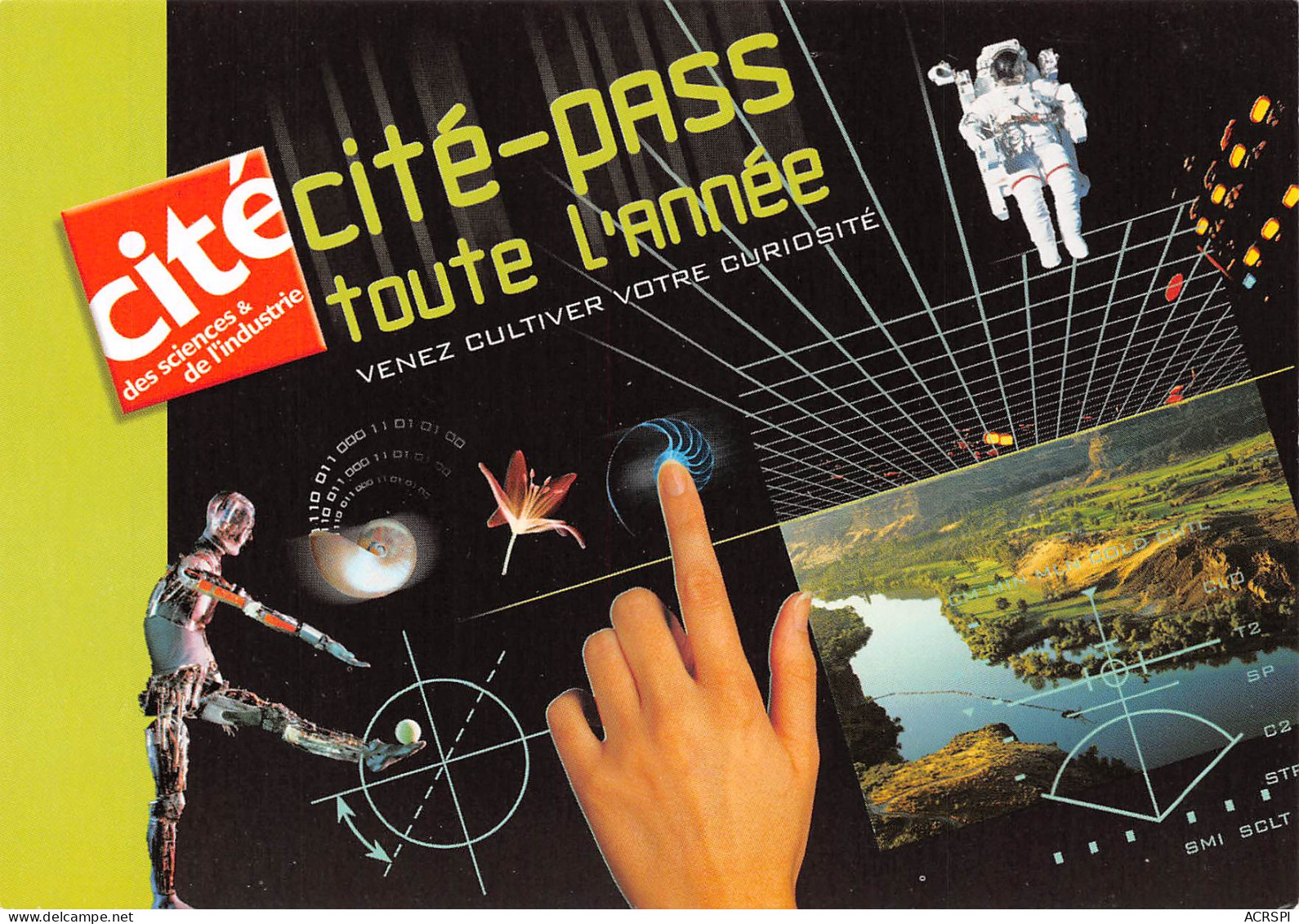 75 PARIS Cité Des Sciences Et De L'industrie Janvier 2002 Cité PASS  PUB Publicité    48 (scan Recto Verso)MH2997 - Advertising