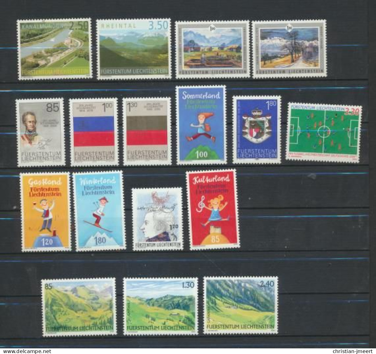 Liechtenstein  Series  MNH XX  Forte Cote - Collections