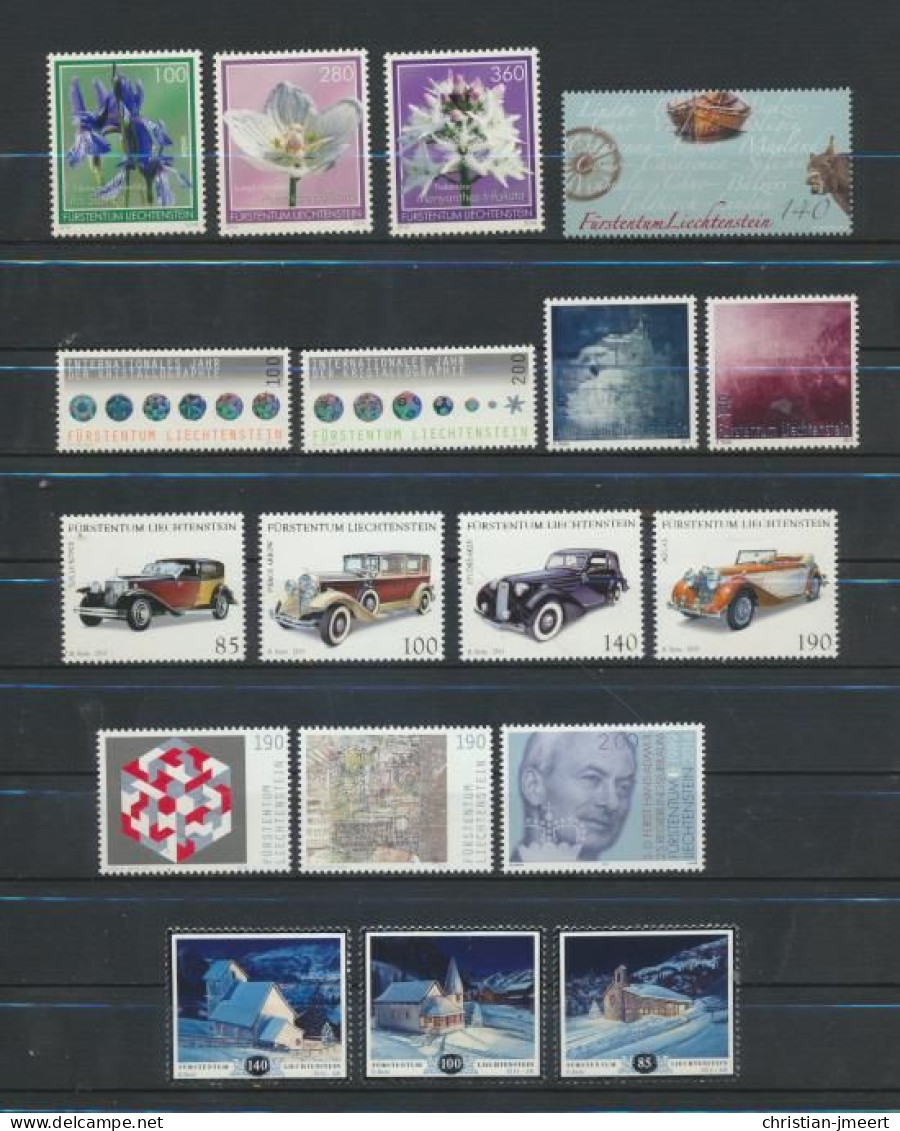 Liechtenstein  Series  MNH XX  Forte Cote - Collections