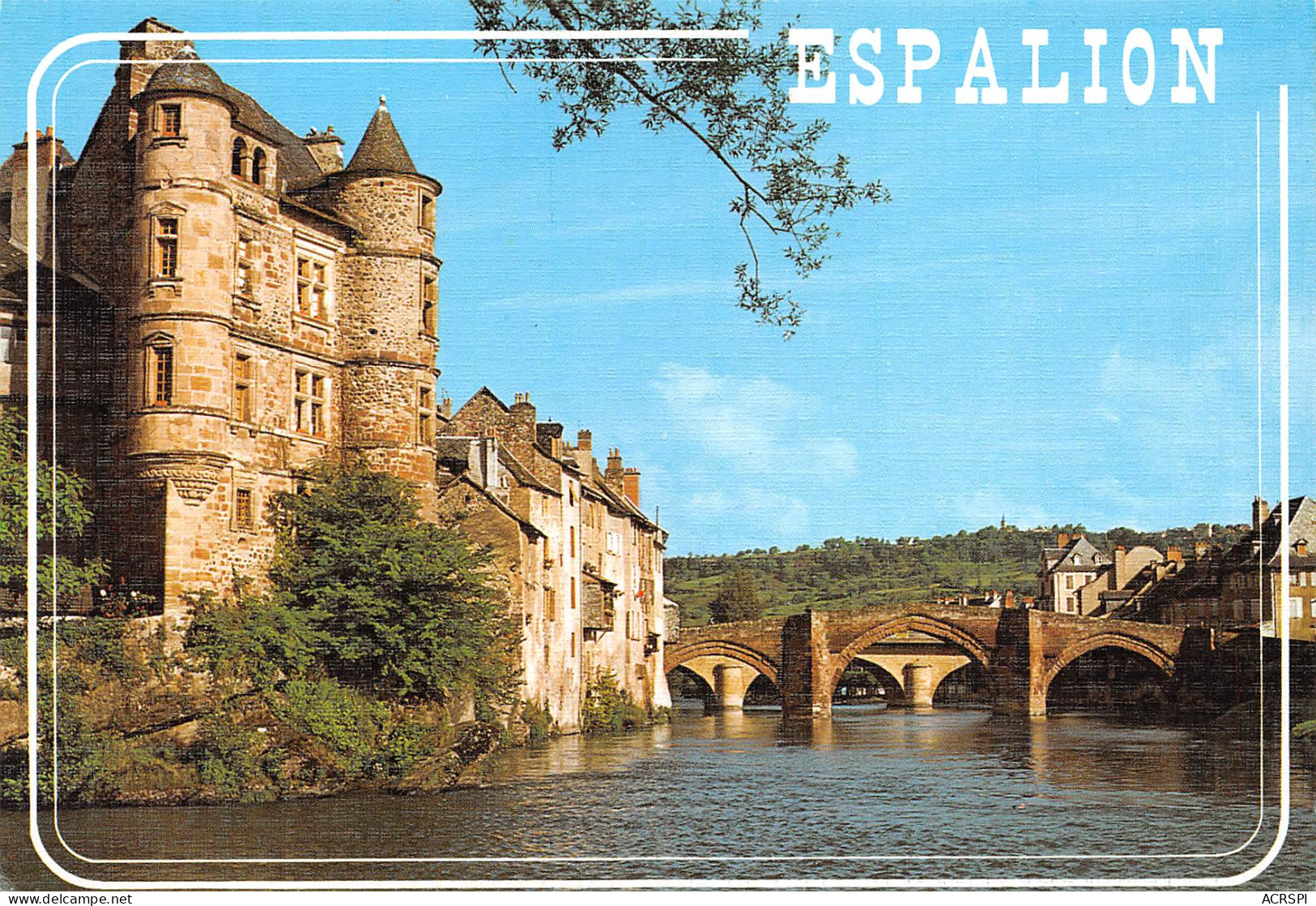 12  ESPALION  Le Chateau Et Le Vieux Pont   15 (scan Recto Verso)MH2999 - Espalion