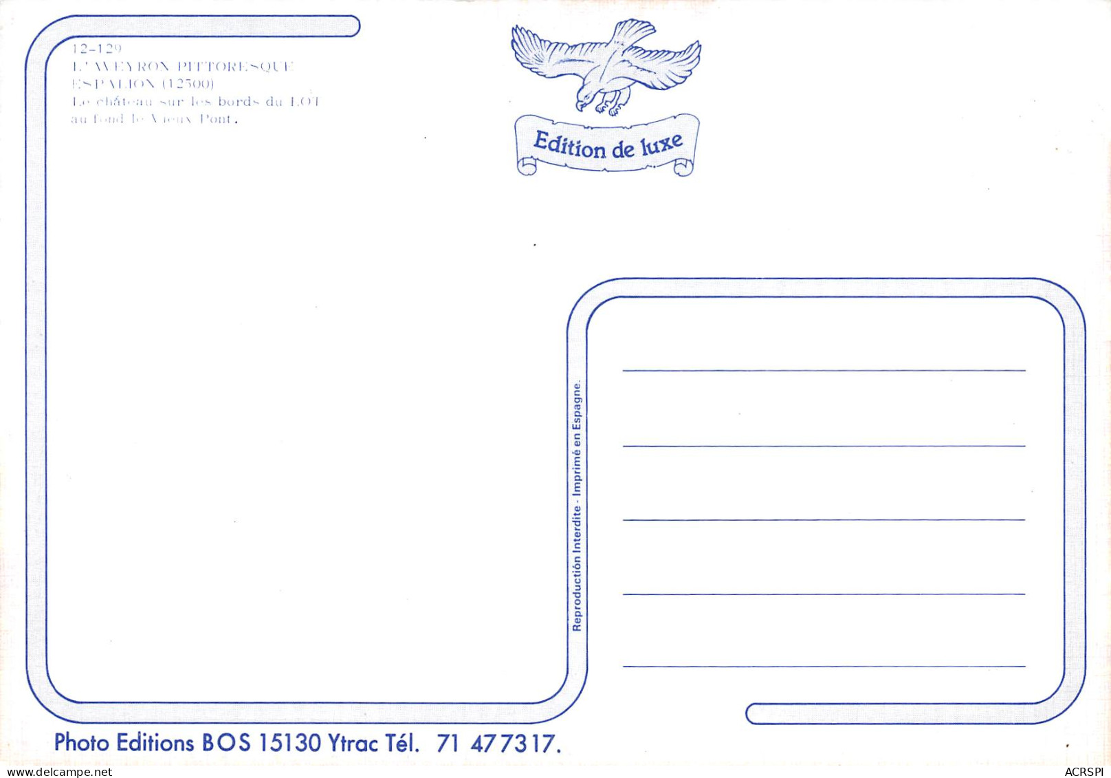 12  ESPALION  Le Chateau  14 (scan Recto Verso)MH2999 - Espalion