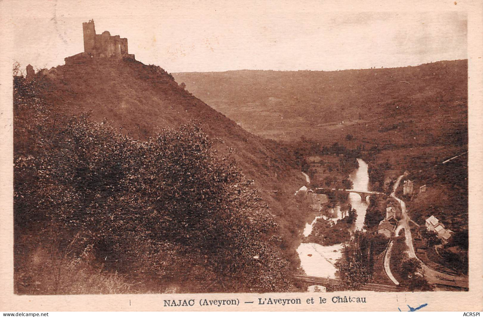 12  NAJAC  Le Chateau Et L'aveyron   29 (scan Recto Verso)MH2999 - Najac