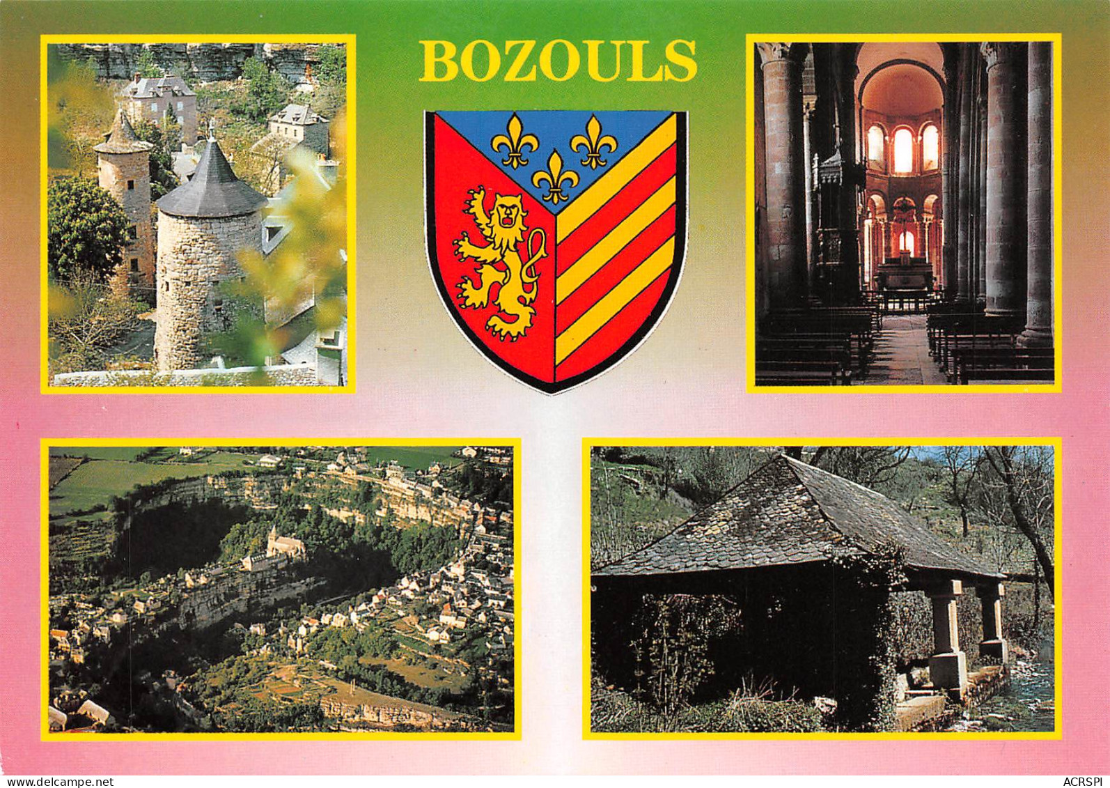 12  BOZOULS Divers Vues Et BLASON De La Ville  49 (scan Recto Verso)MH2999 - Bozouls