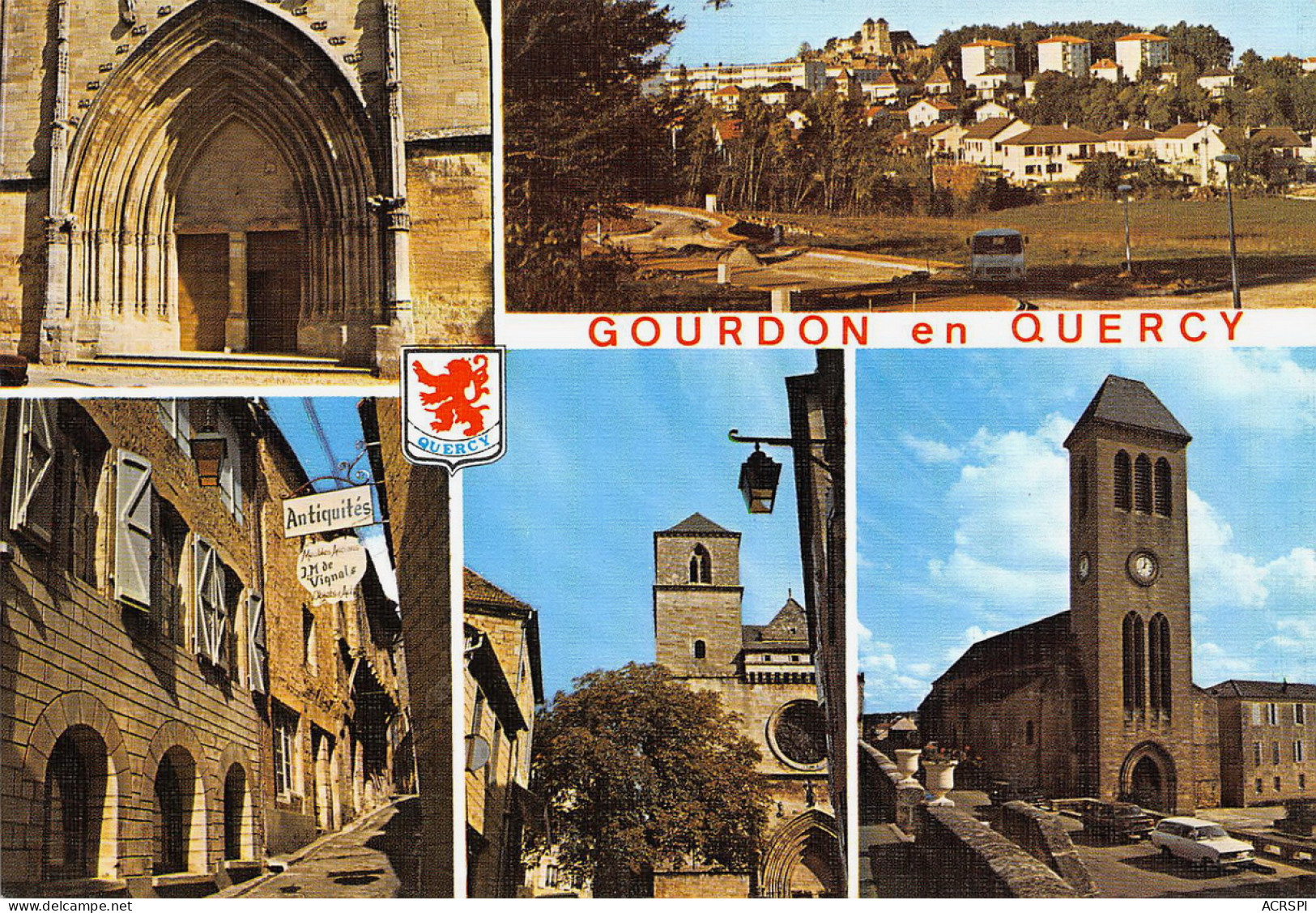 GOURDON En QUERCY Multivue  30 (scan Recto Verso)MH2904TER - Gourdon