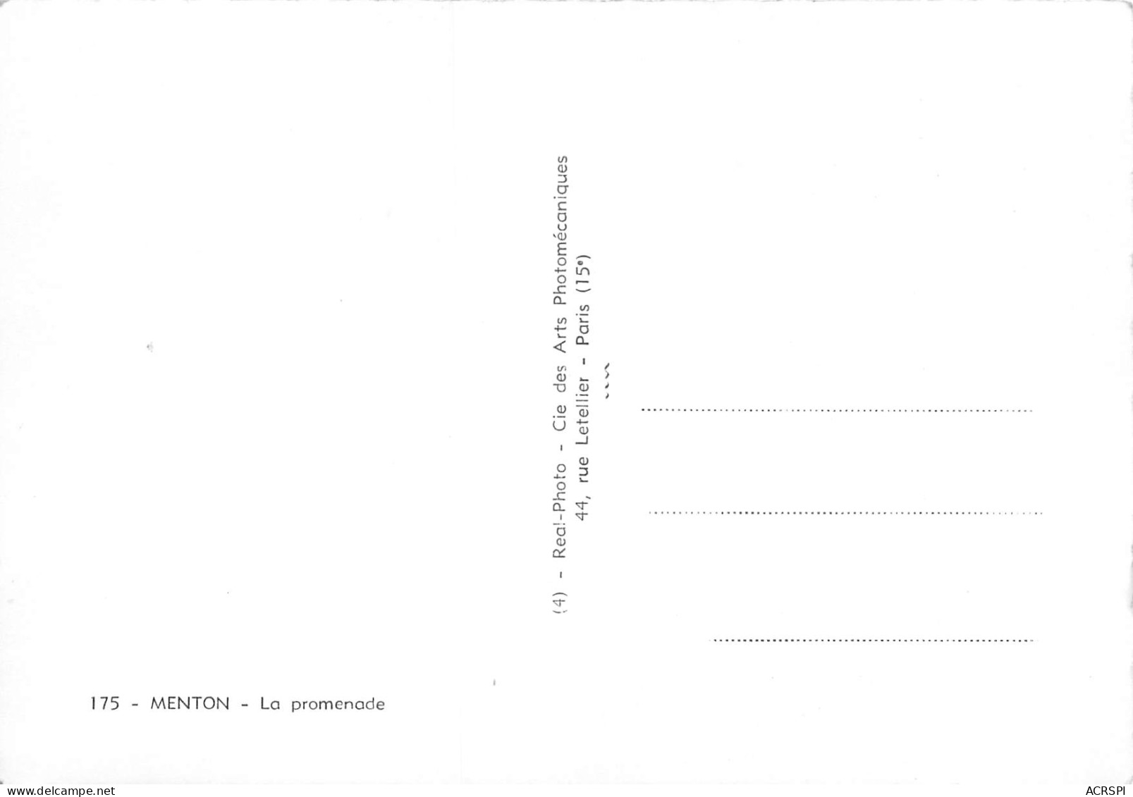MENTON La Promenade  31  (scan Recto Verso)MH2902VIC - Menton