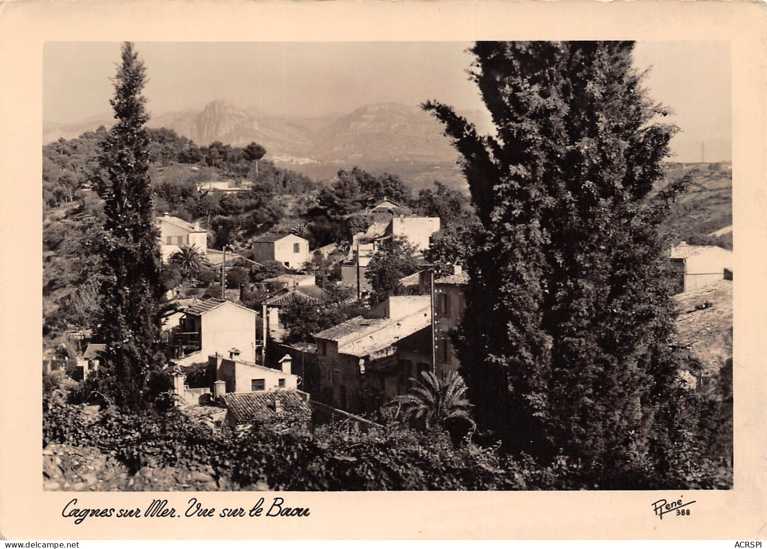 CAGNES SUR MER Lvue Sur Le Baou  36  (scan Recto Verso)MH2902VIC - Cagnes-sur-Mer