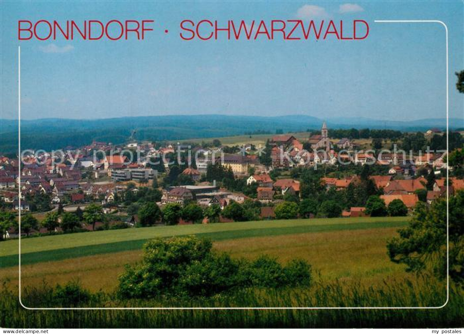 73477980 Bonndorf Schwarzwald Panorama Bonndorf Schwarzwald - Bonndorf