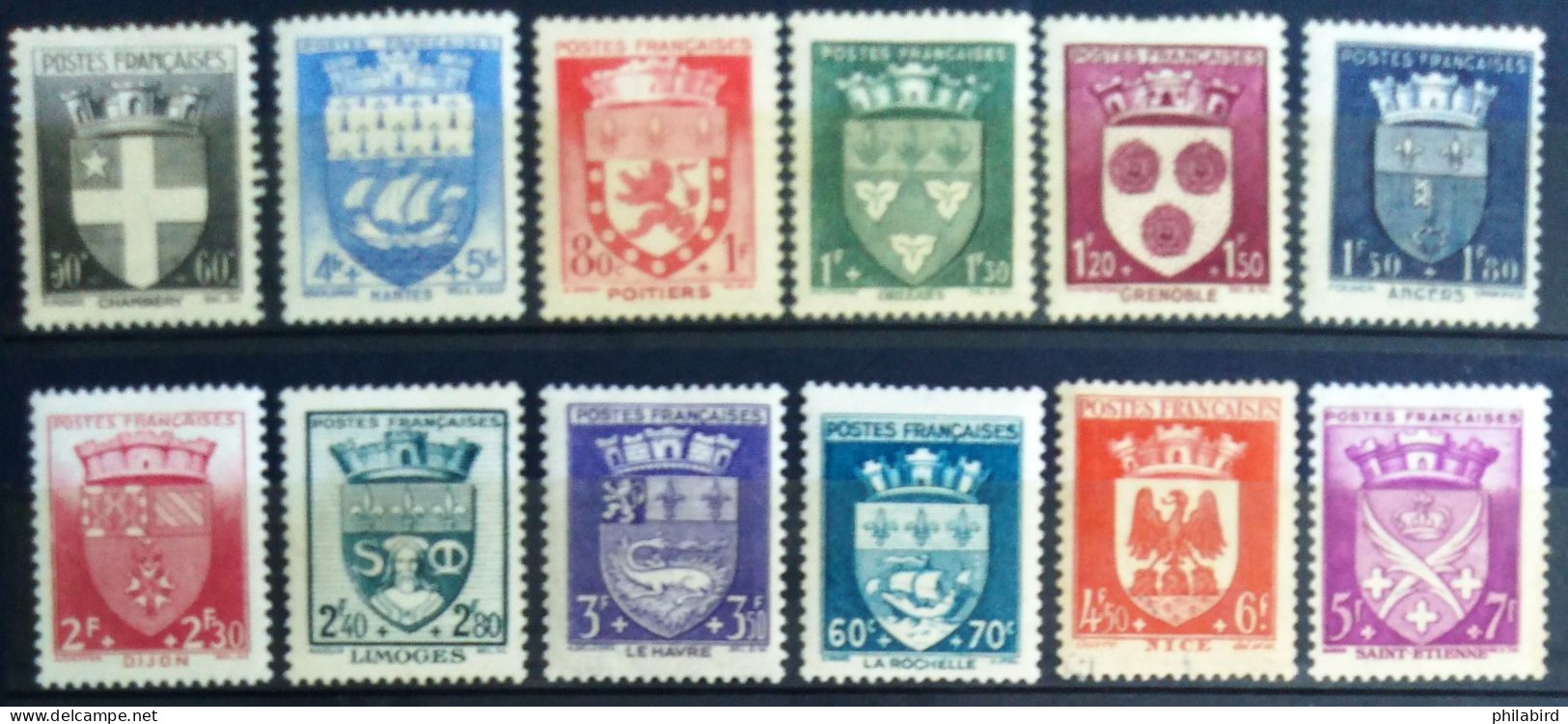 FRANCE                             N° 553/564                               NEUF** - Unused Stamps