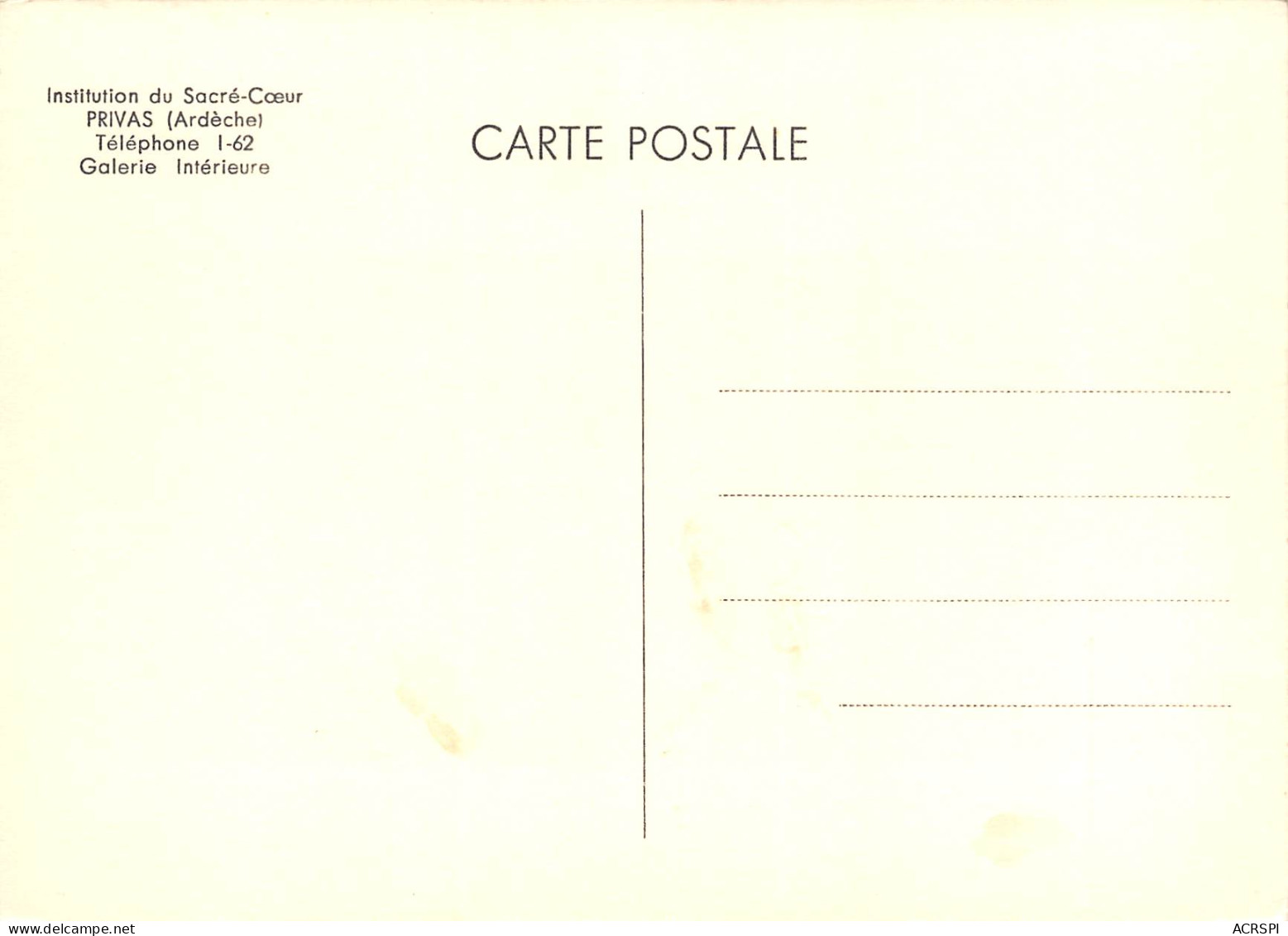 PRIVAS Galerie Interieure  14 (scan Recto Verso)MH2910BIS - Privas
