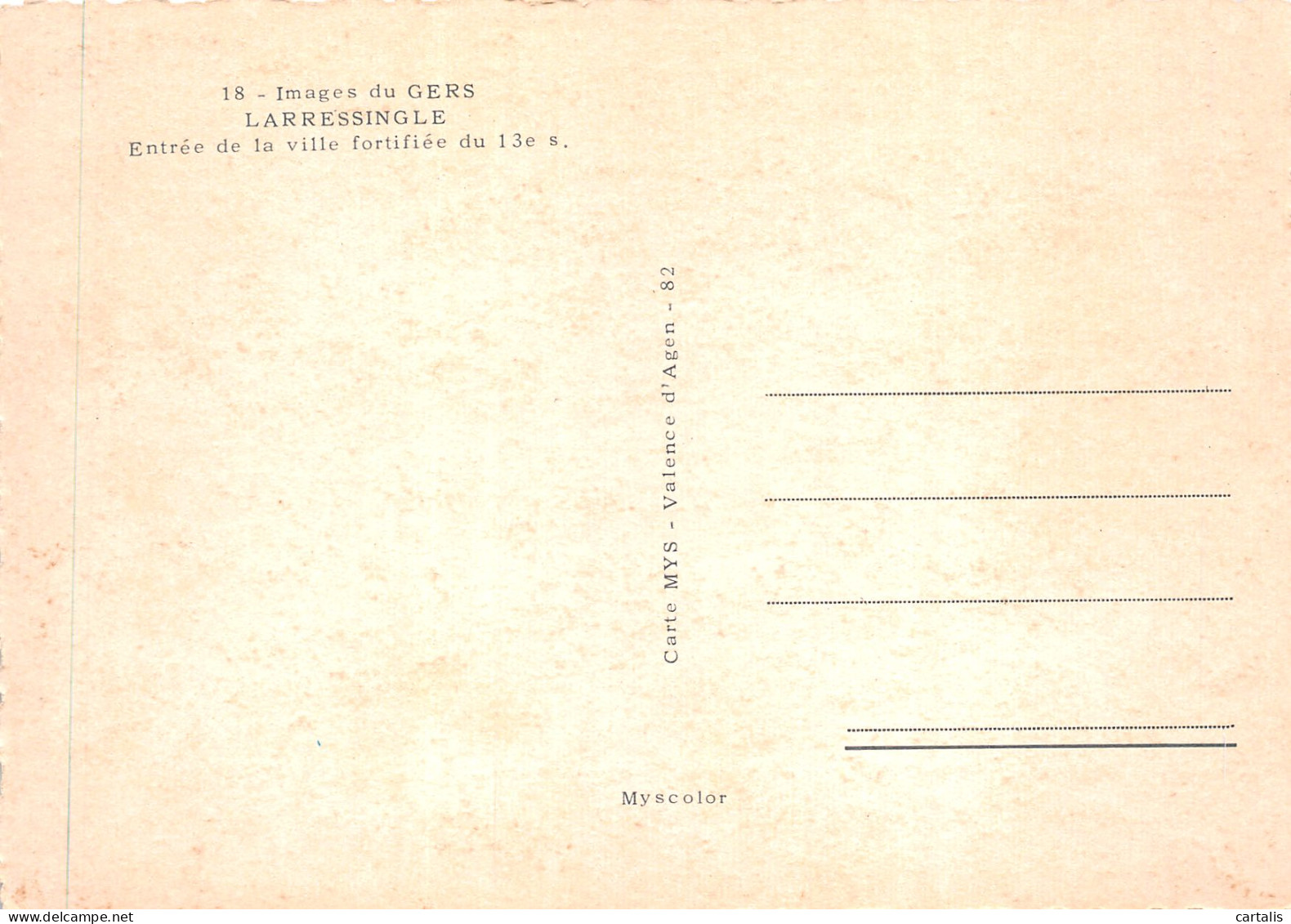 32-LARRESSINGLE-N°C4099-D/0125 - Sonstige & Ohne Zuordnung