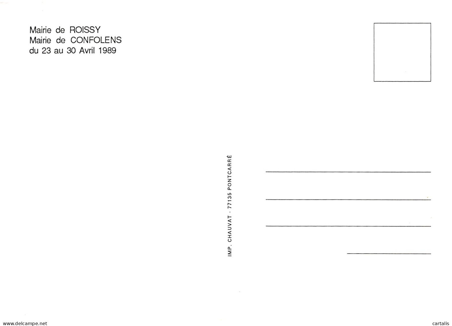 77-ROISSY EN BRIE-N°C4100-C/0015 - Roissy En Brie