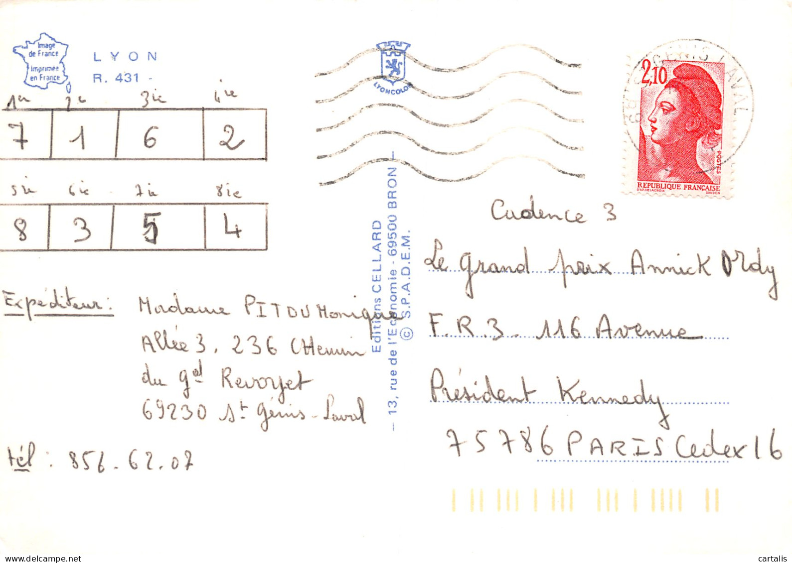 69-LYON-N°C4100-B/0141 - Lyon 1