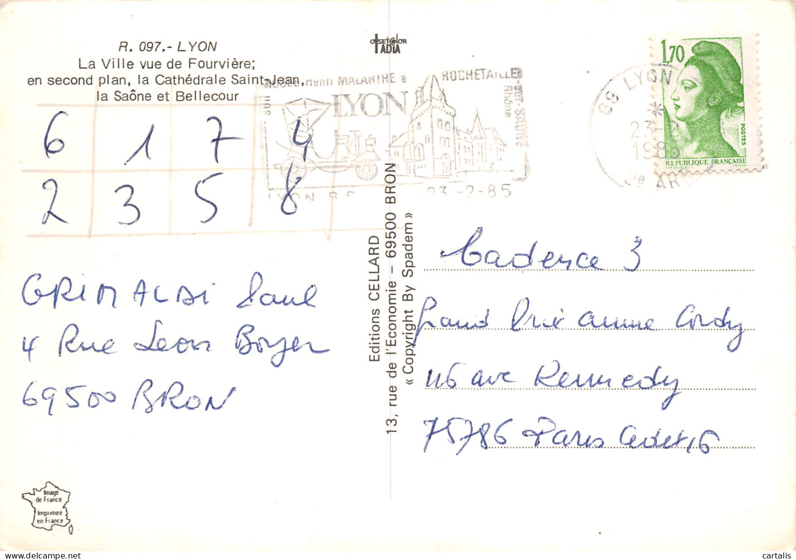 69-LYON-N°C4100-B/0115 - Lyon 1