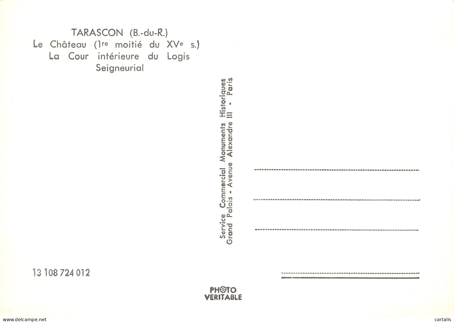 13-TARASCON-N°C4101-A/0133 - Tarascon