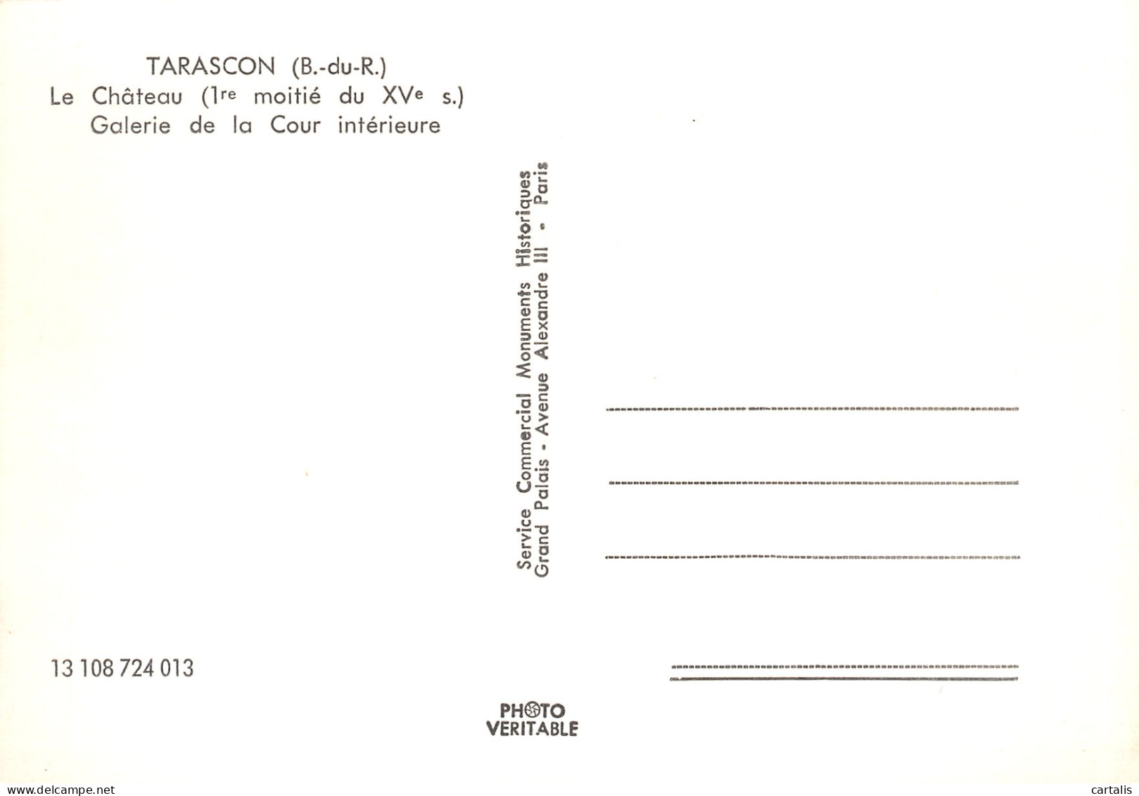 13-TARASCON-N°C4101-A/0131 - Tarascon