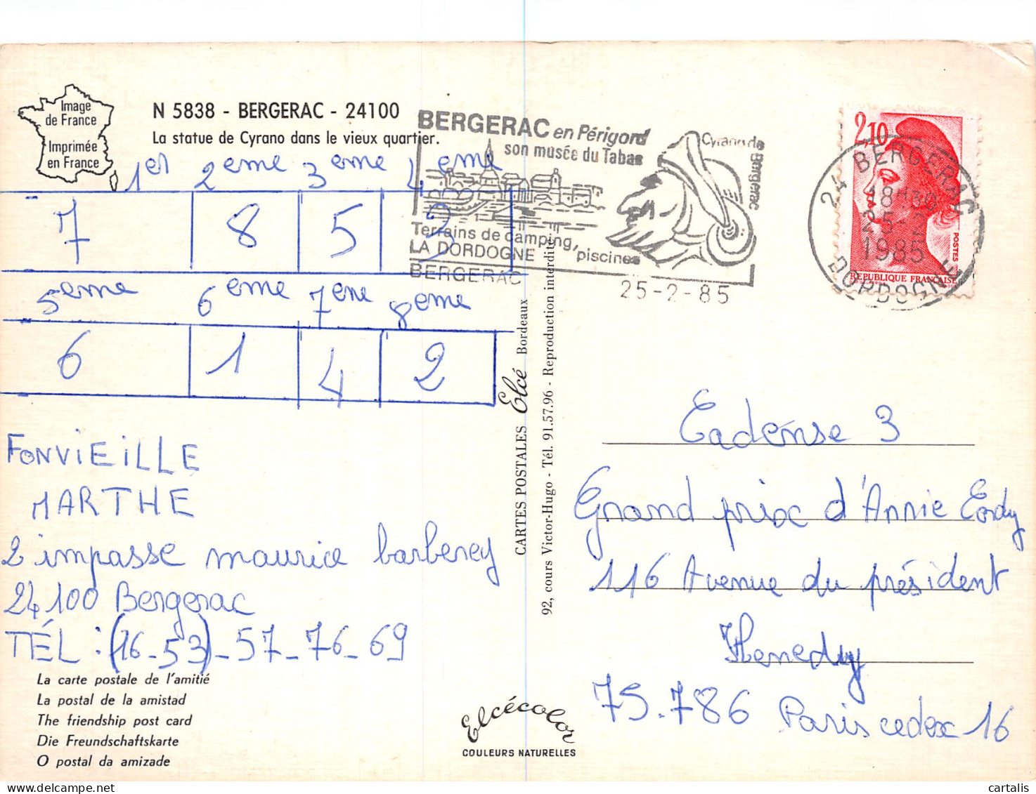 24-BERGERAC-N°C4100-D/0329 - Bergerac