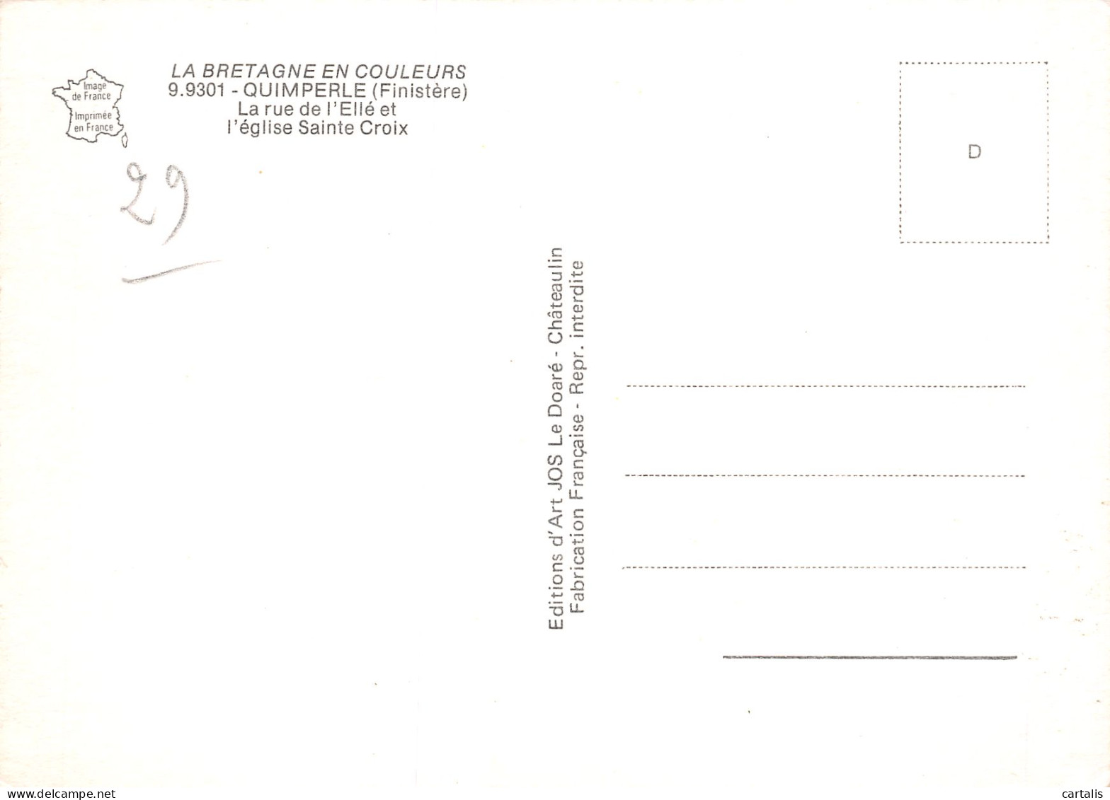 29-QUIMPERLE-N°C4100-D/0099 - Quimperlé