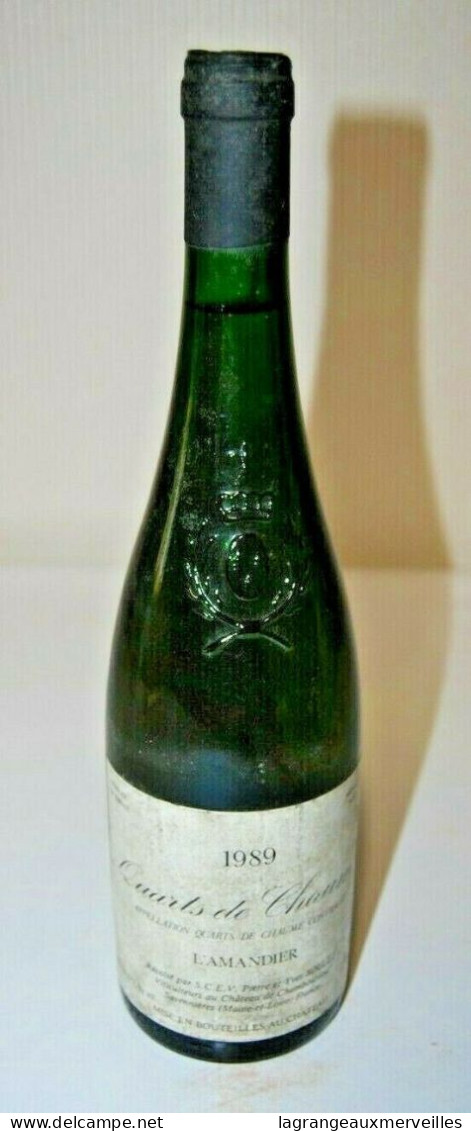 E1 Ancienne Bouteille De Vin De Collection - 1989 L'Amandier - Wein