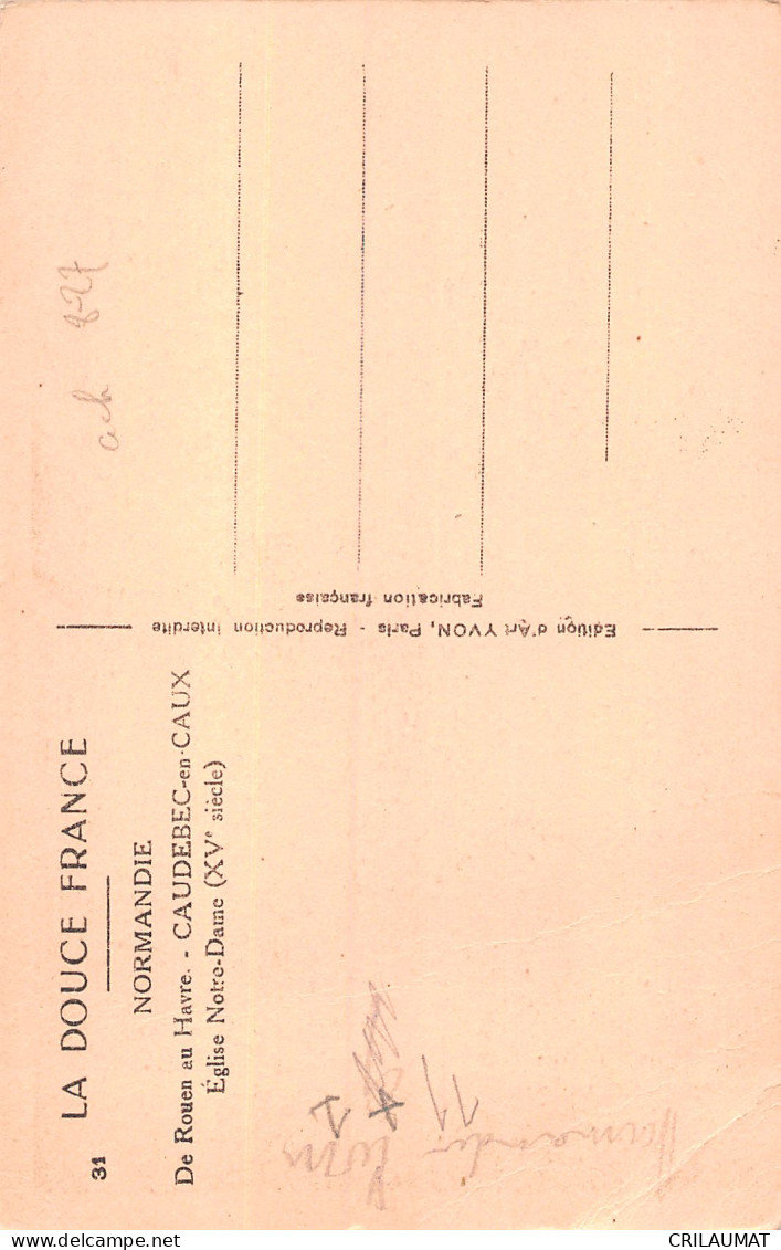 76-CAUDEBEC EN CAUX-N°LP5116-B/0333 - Caudebec-en-Caux