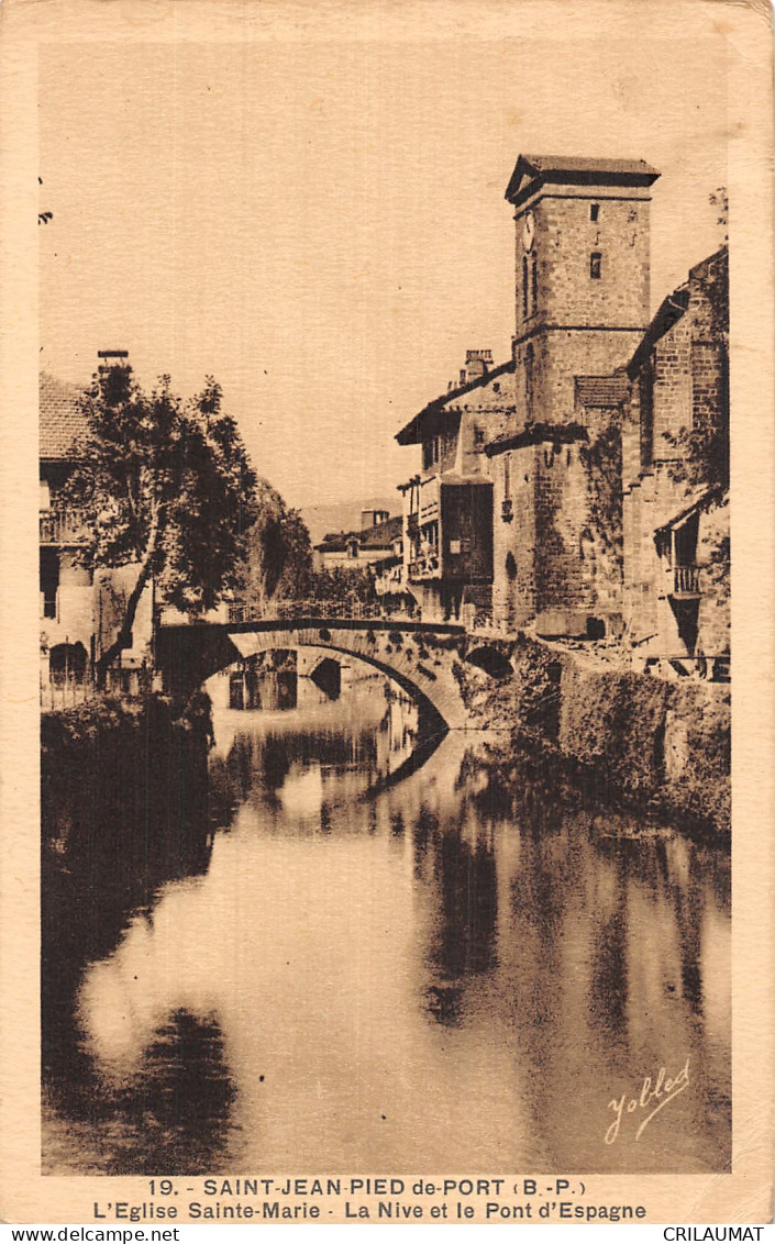 64-SAINT JEAN PIED DE PORT-N°LP5116-B/0155 - Saint Jean Pied De Port