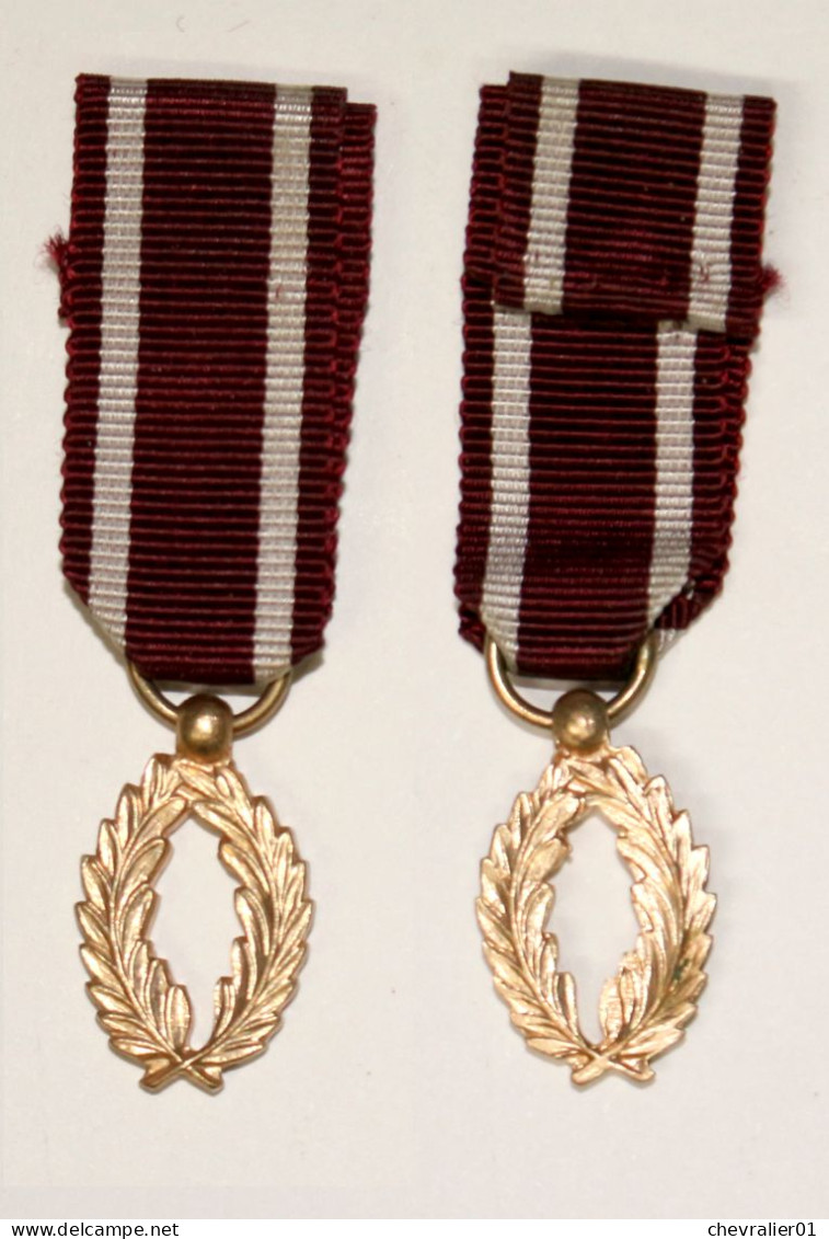 Médaille-BE-011A-di_Ordre De La Couronne_Palmes Or_diminutif_20-10 - Belgique