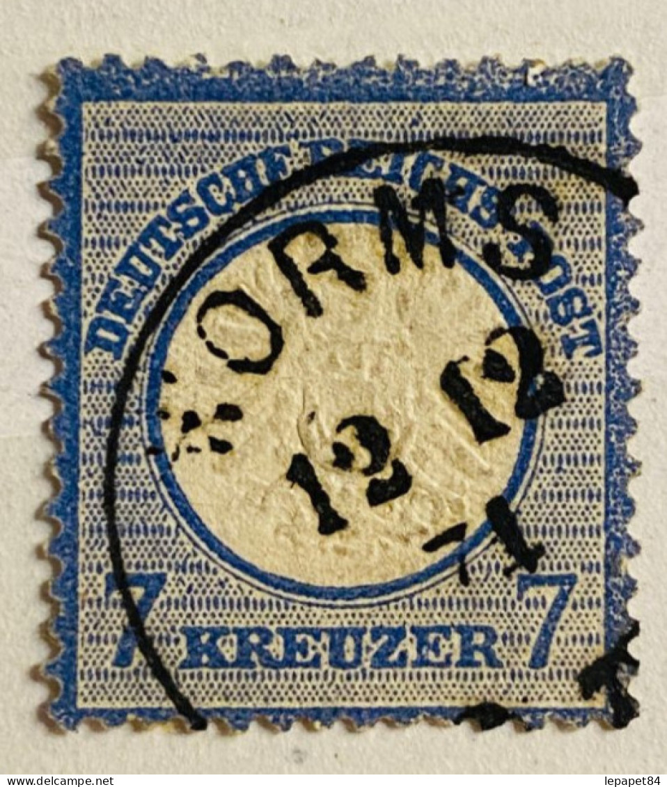 Allemagne YT N° 23 Oblitéré / Used - Beau Cachet 12/12/1871? - Gebruikt