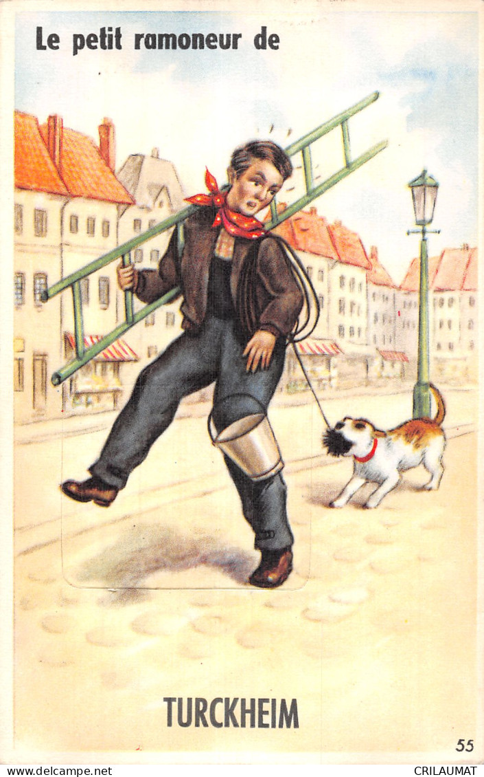 68-TURCKHEIM FOLKLORE LE PETIT RAMONEUR-N°LP5116-H/0309 - Turckheim