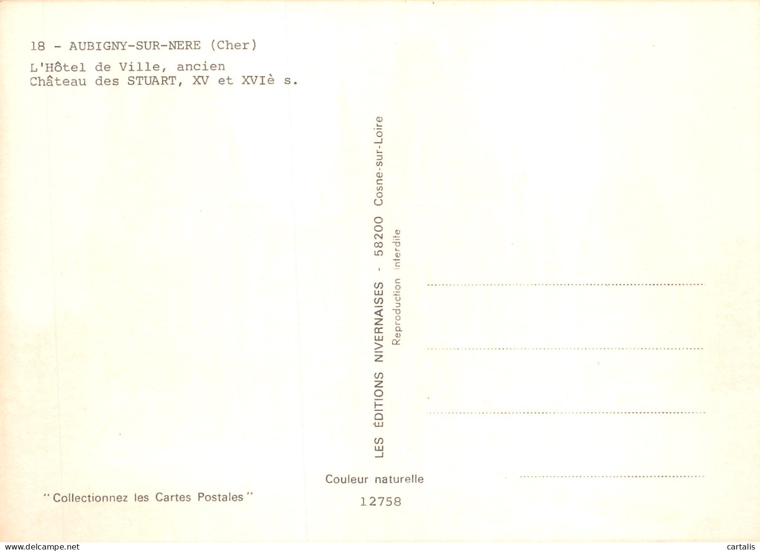 18-AUBIGNY SUR NERE-N°C4103-C/0203 - Aubigny Sur Nere