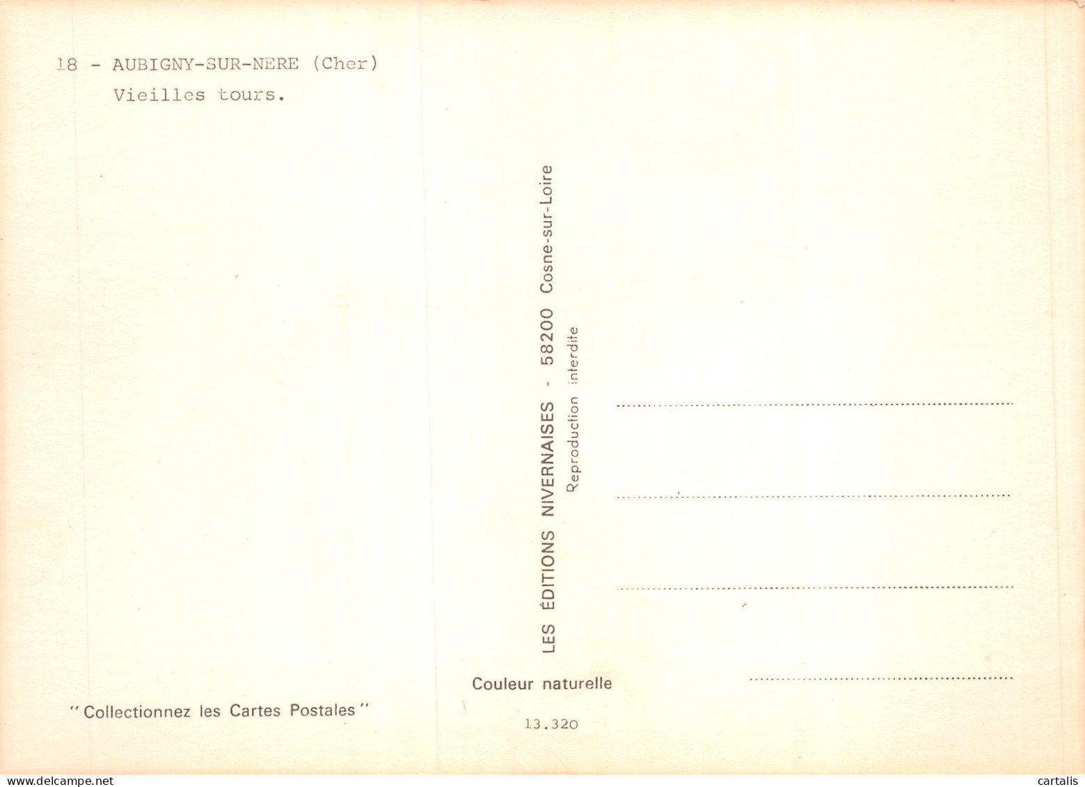 18-AUBIGNY SUR NERE-N°C4103-C/0195 - Aubigny Sur Nere