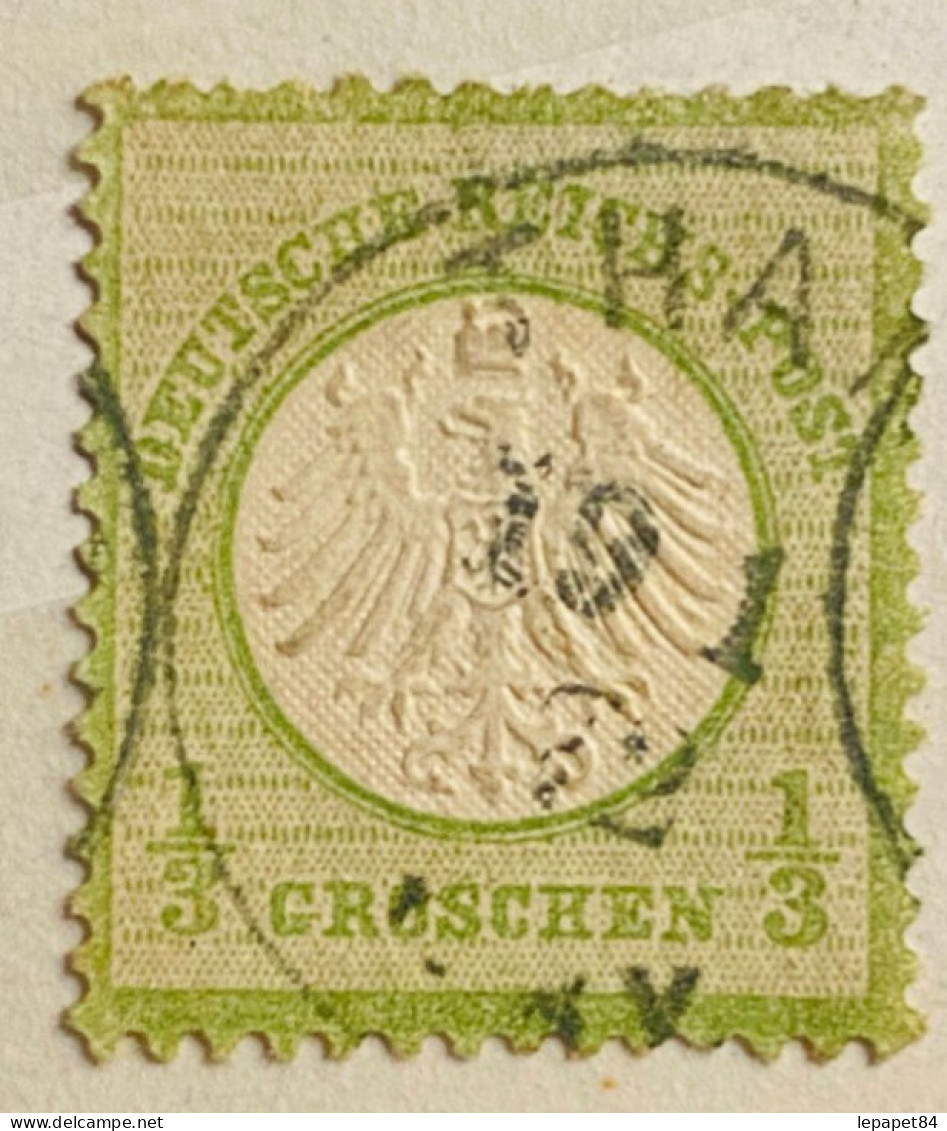 Allemagne YT N° 2 Oblitéré / Used - Beau Cachet 19/01/1872 - Usati