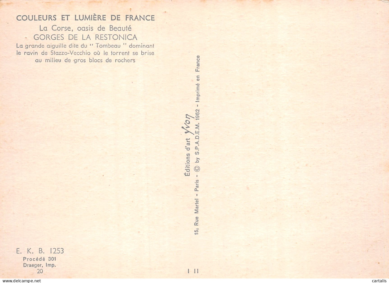 20-CORSE GORGES DE LA RESTONICA-N°C4103-B/0287 - Sonstige & Ohne Zuordnung
