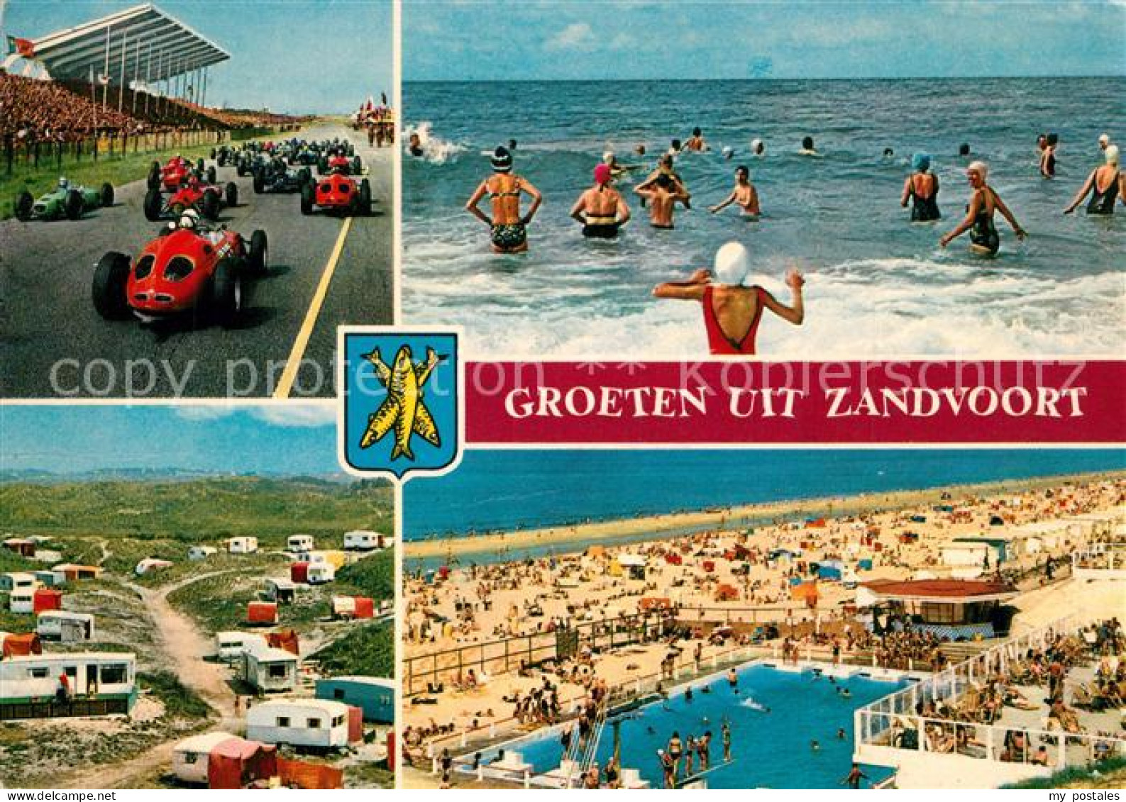 73374433 Zandvoort Holland Strand Freibad Campingplatz Autorennen Zandvoort Holl - Autres & Non Classés
