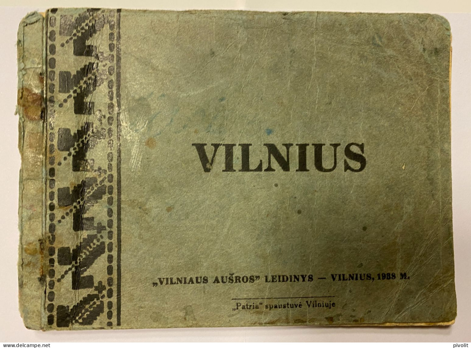 VILNIUS WILNO 1938 LITHUANIA 14 POSTCARD BOOKLET, 14 ATVIRUKŲ BUKLETAS - Lituanie