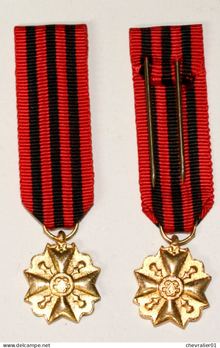 Médaille-BE-030A-di_Médaille Civique 1er Classe_diminutif_D - Belgium