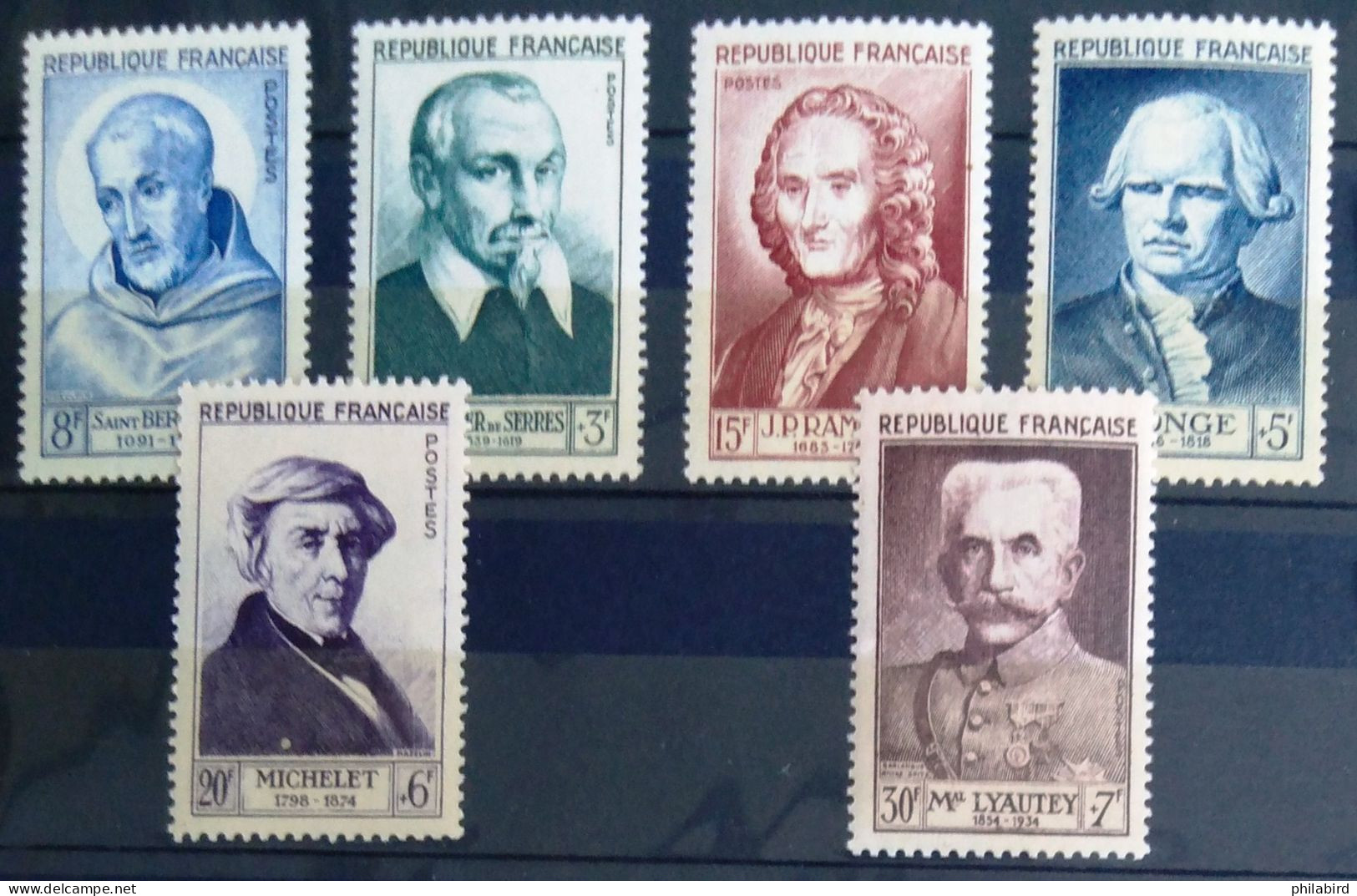 FRANCE                             N° 945/950                               NEUF** - Unused Stamps