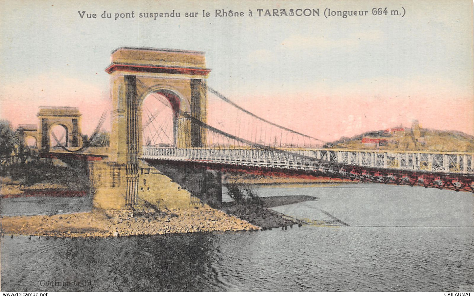 13-TARASCON PONT SUSPENDU SUR LE RHONE-N°LP5118-B/0211 - Tarascon