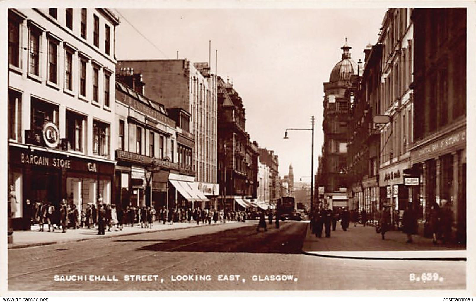 Scotland GLASGOW Sauchiehall Street Looking East - Lanarkshire / Glasgow