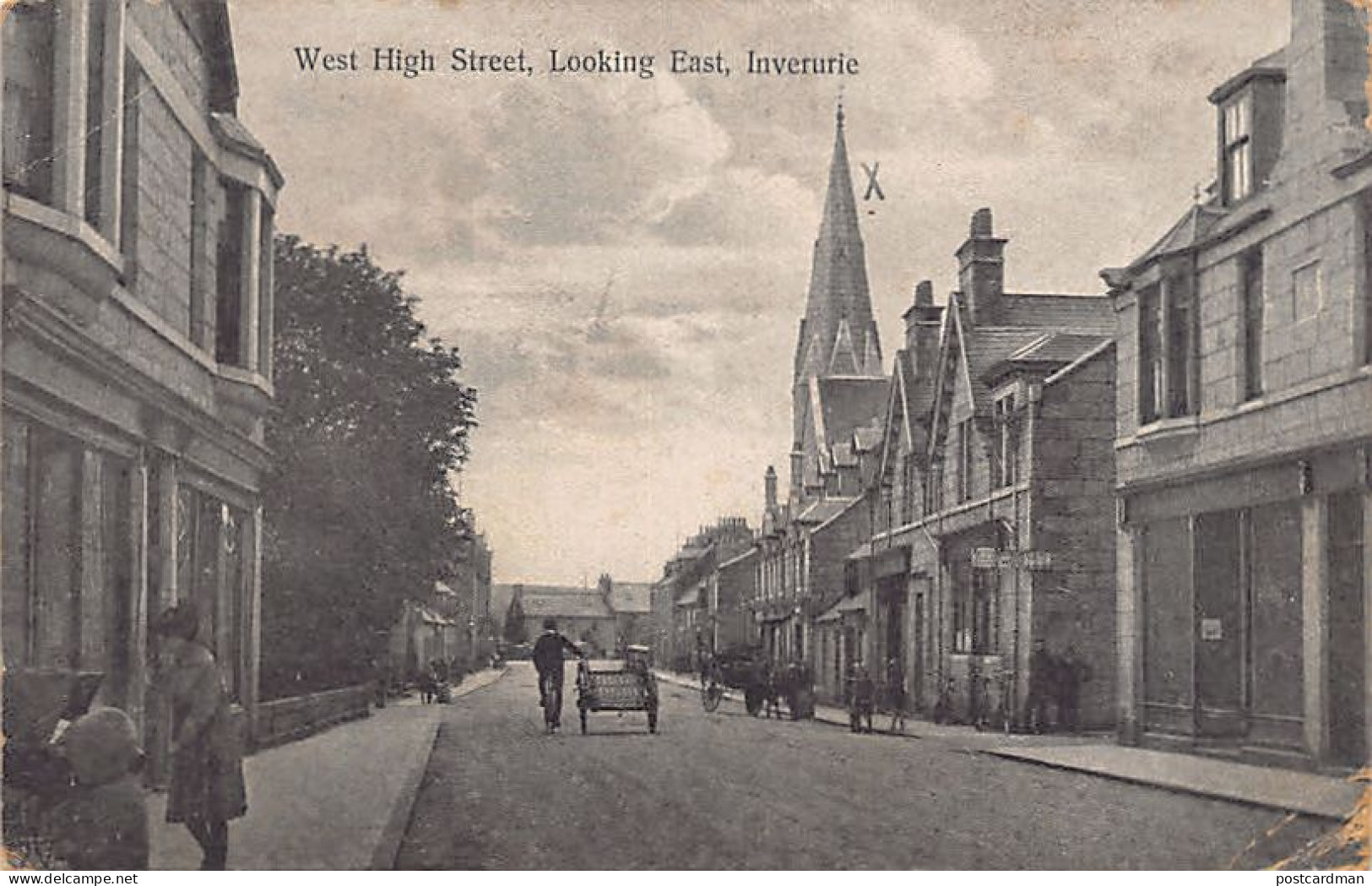 Scotland INVERURIE West High Street Looking East SEE SCANS FOR CONDITION - Aberdeenshire