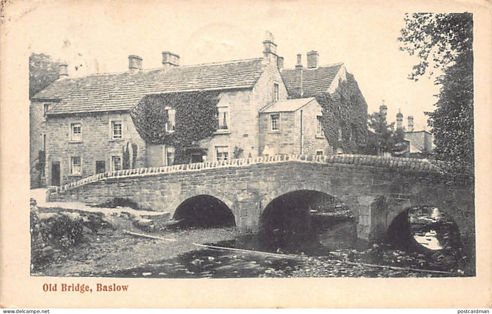 England - BASLOW Old Bridge - Derbyshire