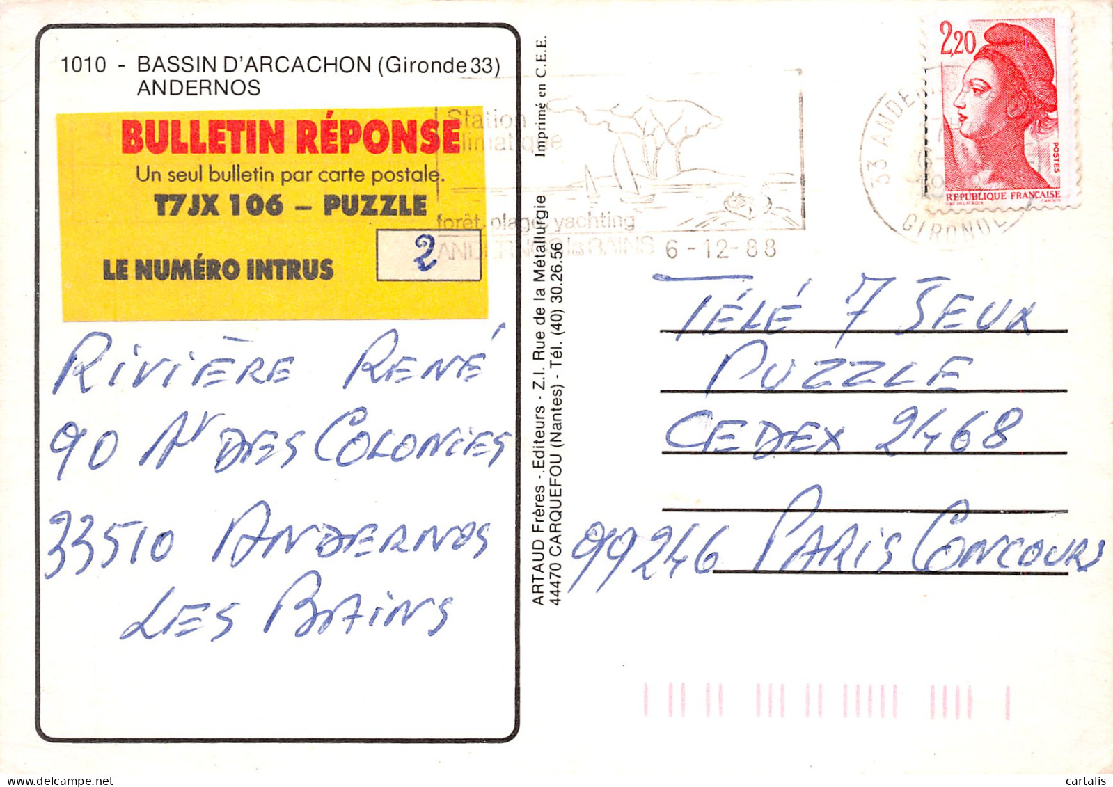 33-ANDERNOS-N°C4106-A/0351 - Andernos-les-Bains