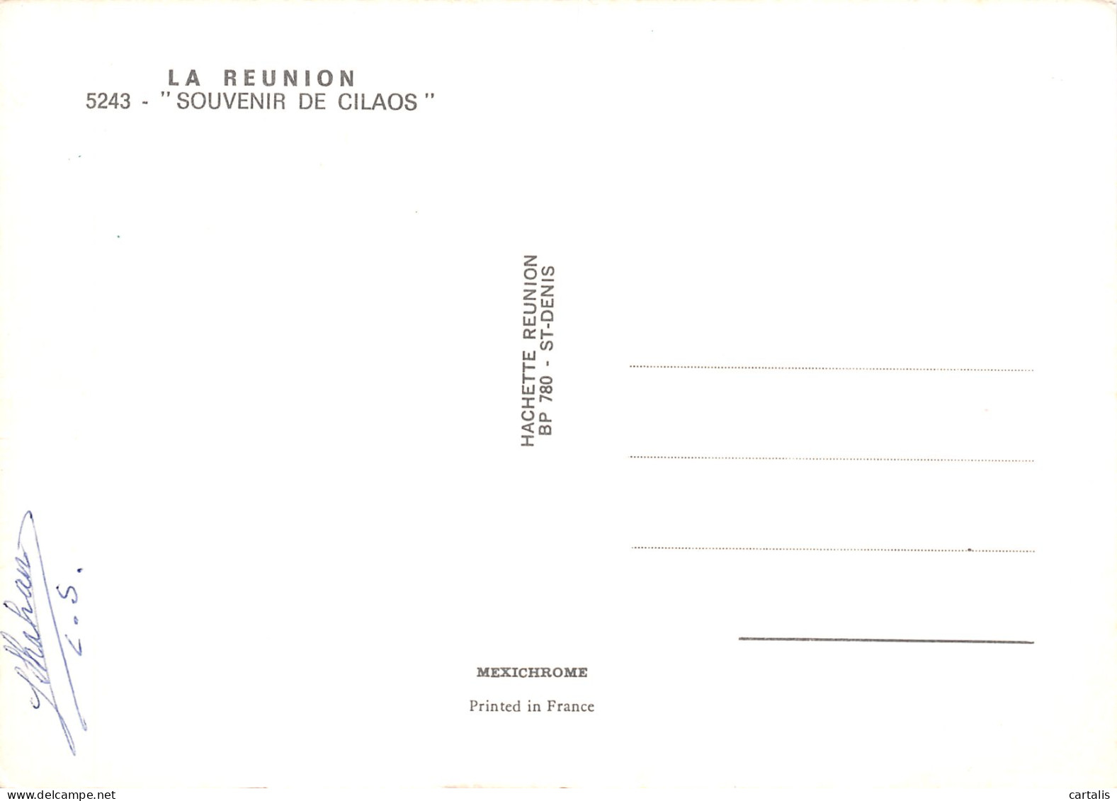 REU-LA REUNION-N°C4106-A/0029 - Andere & Zonder Classificatie