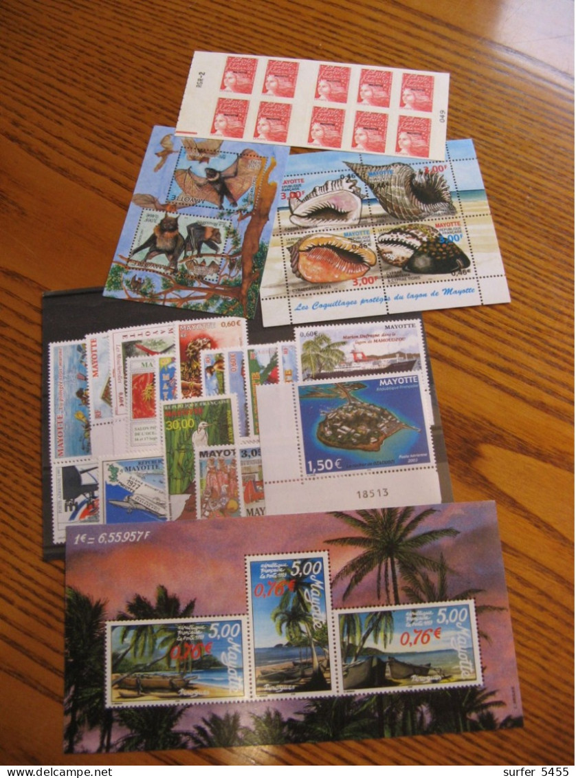 MAYOTTE PAYS COMPLET 1997/2011 NEUF** LUXE - MNH - COTE 816,00 EUROS - Ongebruikt