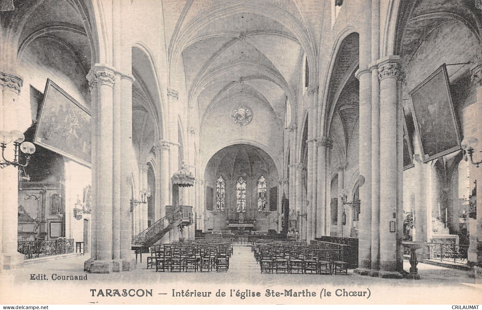 13-TARASCON EGLISE DE SAINTE MARTHE-N°LP5118-G/0369 - Tarascon