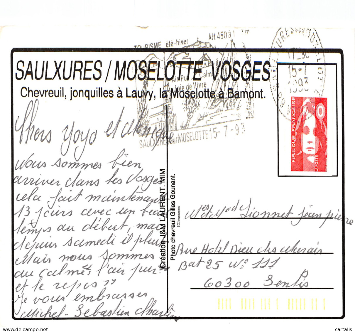 88-SAULXURES SUR MOSELOTTE-N°C4106-D/0169 - Saulxures Sur Moselotte