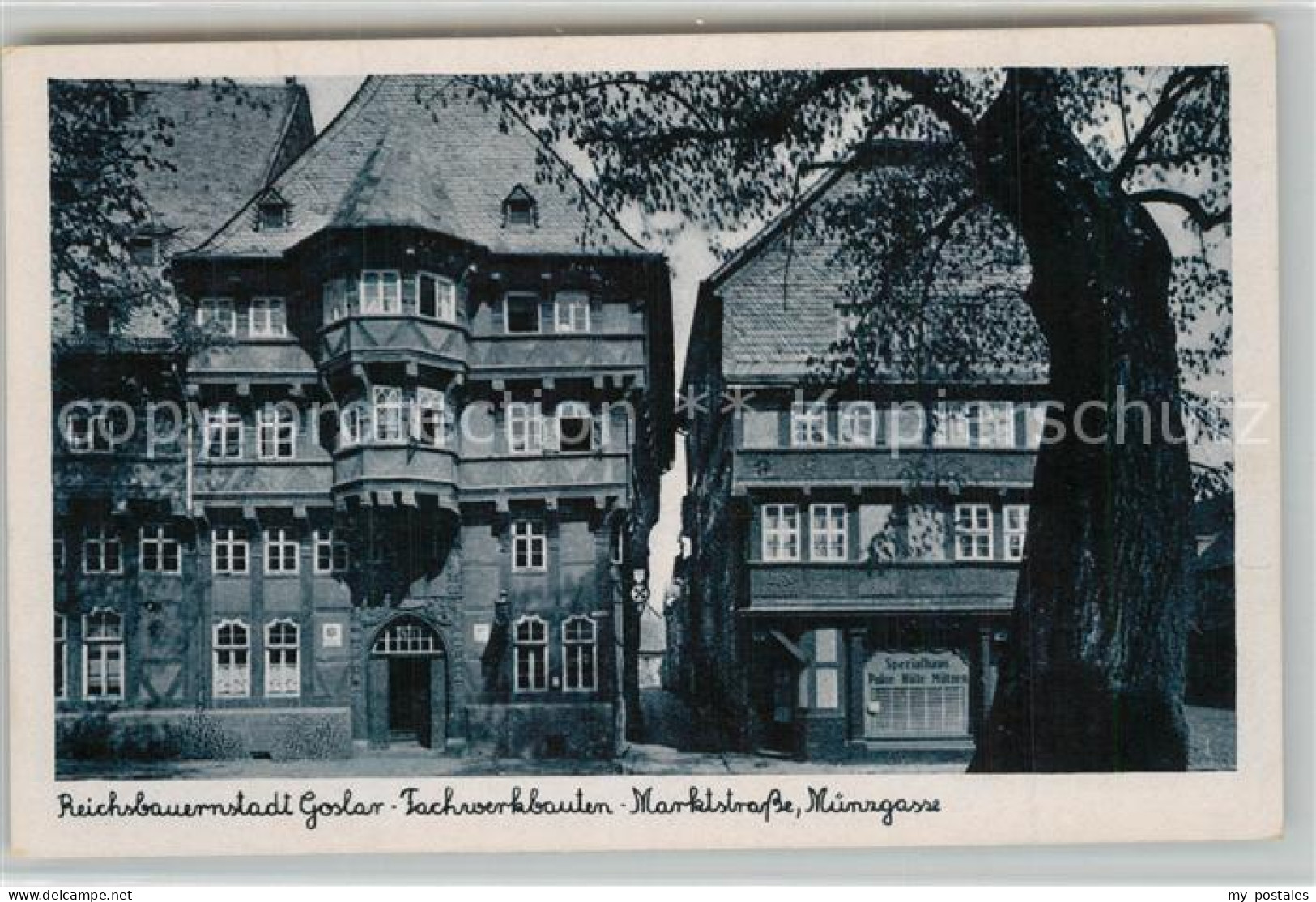 73371361 Goslar Fachwerkbauten Marktstrasse Muenzgasse Goslar - Goslar