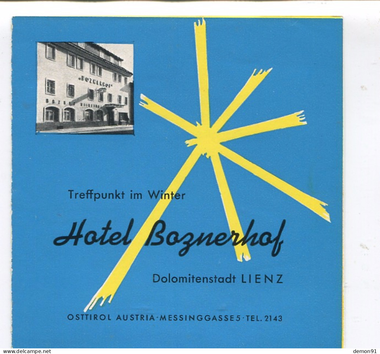 DEPLIANT - LIENZ - Boznerhof Hotel- - Lienz