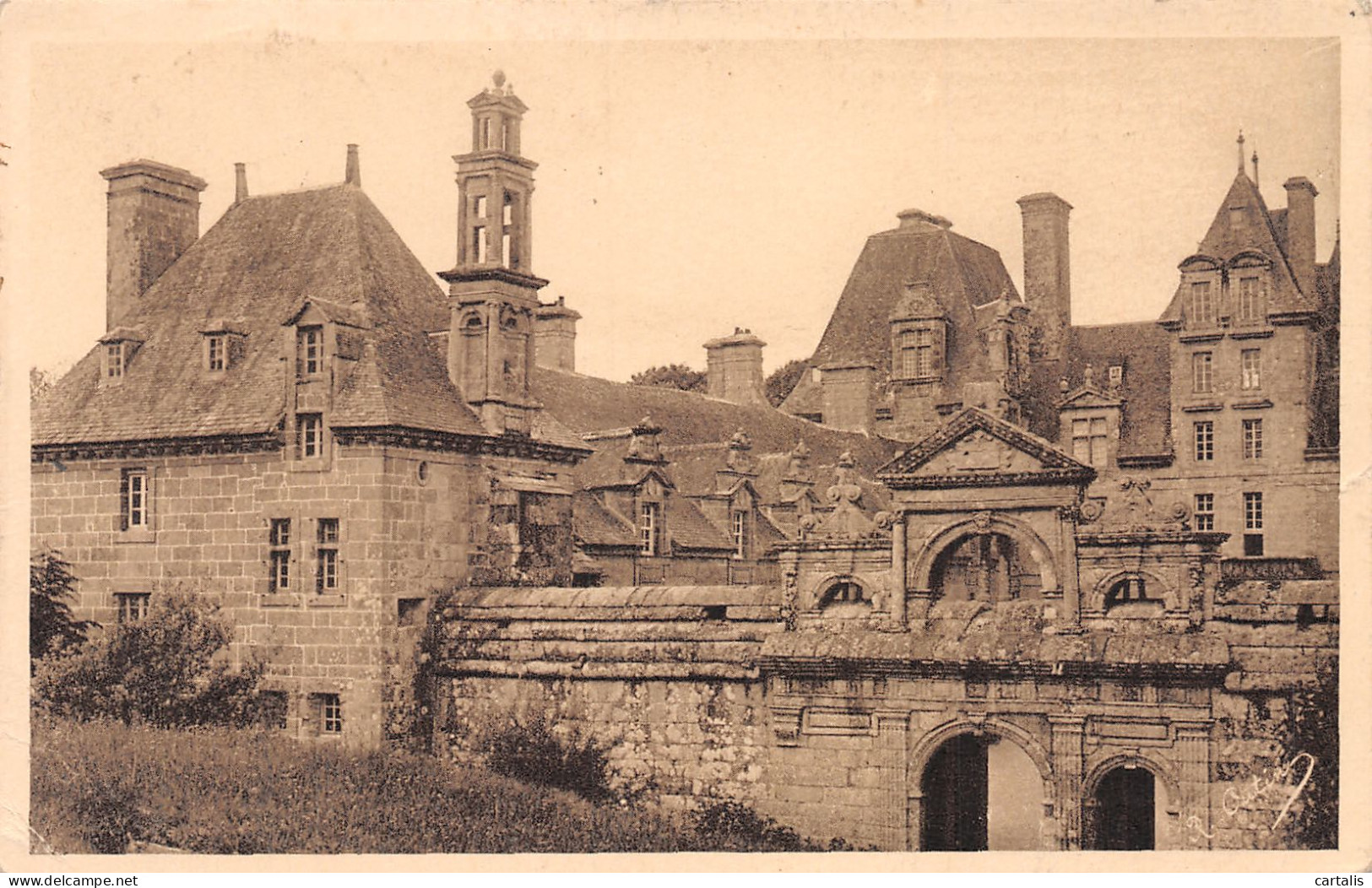 29-SAINT VOUGAY CHATEAU DE KERJEAN-N°C4106-E/0367 - Saint-Vougay